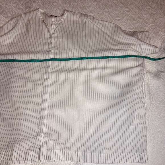 Babaton Classic White Blouse with Black Pinstripes - Picture 5 of 6